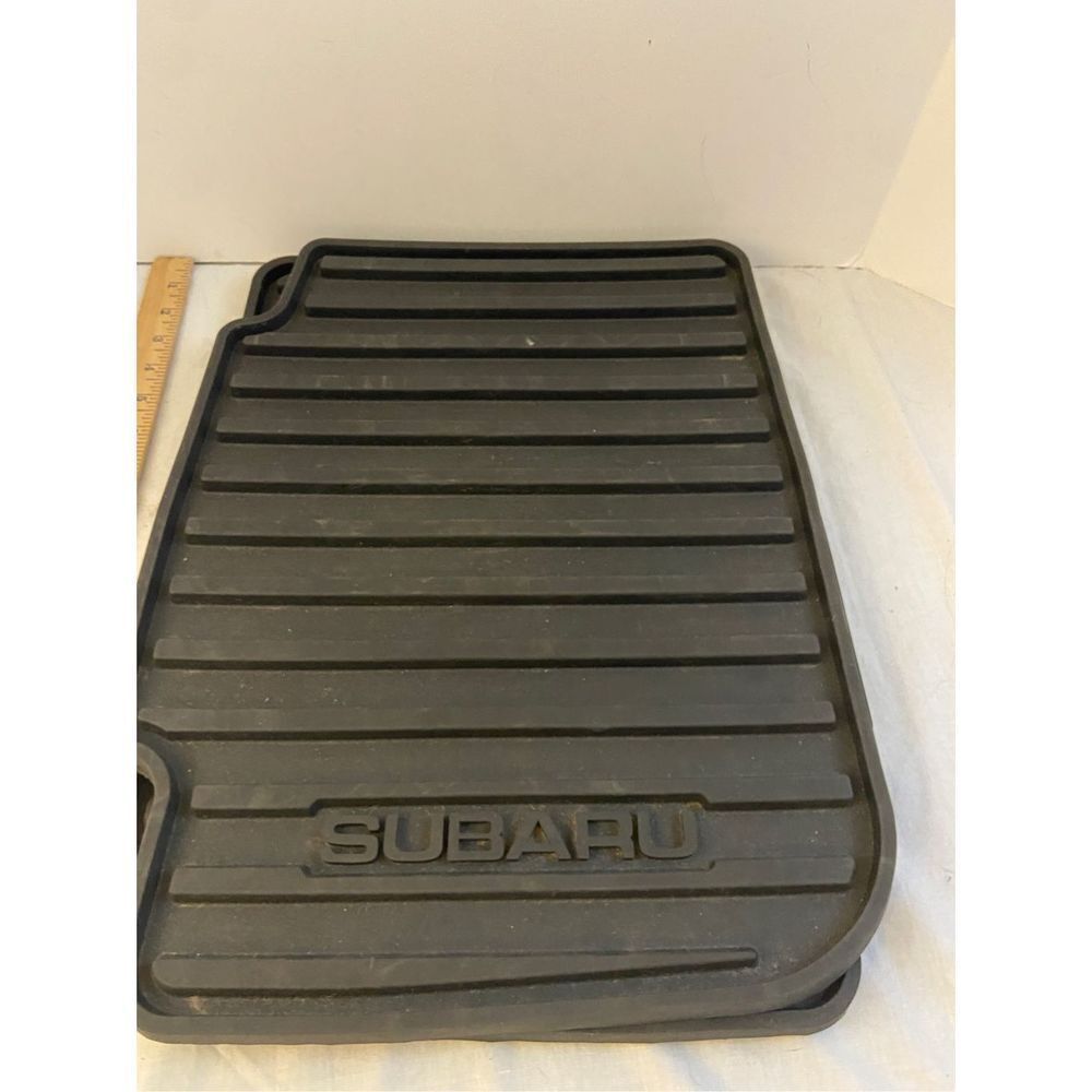 Subaru heavy duty floor mats 2 rubber 18.5"x14"‎